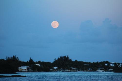 Moonrise Over Man-O-War Cay